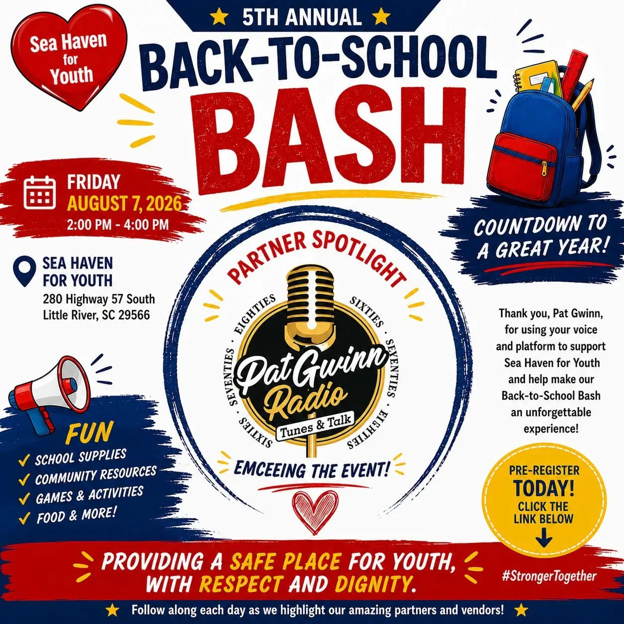 5th Annual Back-to-School Bash: Supporting Local Youth for a Brighter School Year